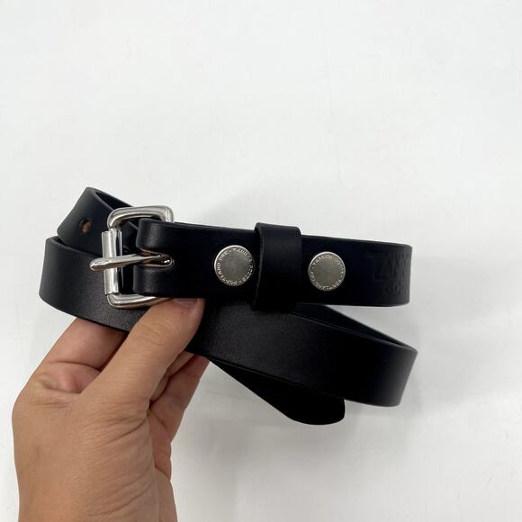 Tanner goods USA men's black leather Daily Belt - Picture 6 of 10